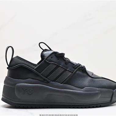 Adidas Y-3RIVALRY 厚底真皮系運動休閑鞋