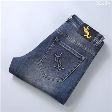 YSL   2023秋冬新款休閒牛仔褲