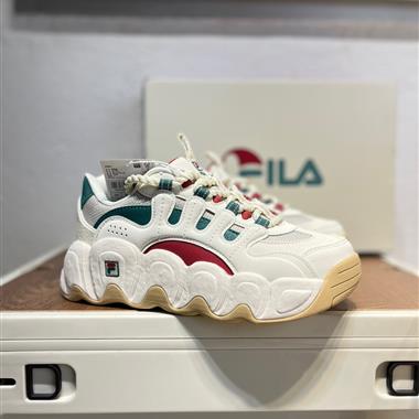 Fila Fusion 斐樂「毛毛蟲」潮牌低幫運動休閑鞋