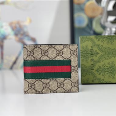 GUCCI  2024新款時尚休閒錢包  尺寸：11*9CM