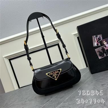 PRADA   2024新款女生時尚休閒包  尺寸:24*11*4CM