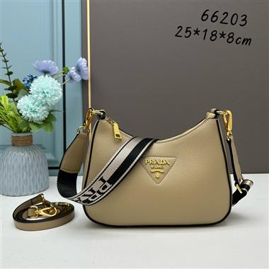 PRADA   2024新款女生時尚休閒包  尺寸:25-18-8CM