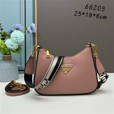PRADA   2024新款女生時尚休閒包  尺寸:25-18-8CM