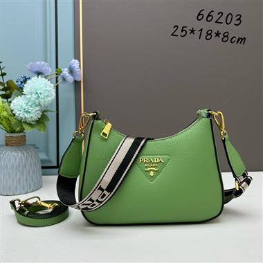 PRADA   2024新款女生時尚休閒包  尺寸:25-18-8CM