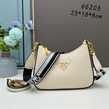 PRADA   2024新款女生時尚休閒包  尺寸:25-18-8CM