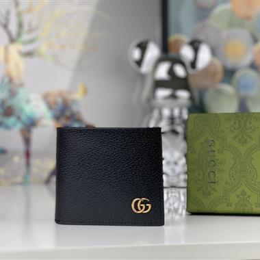 GUCCI  2024新款時尚休閒錢包  尺寸：10.5*9.5CM