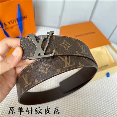 LOUIS VUITTON   2024新款時尚皮帶  4.0CM