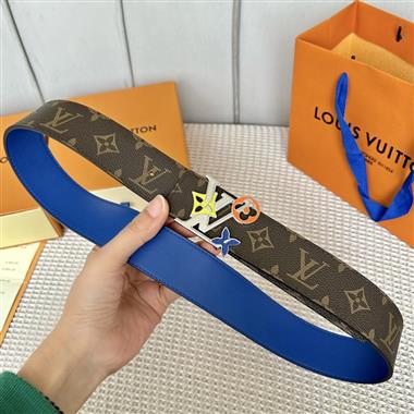 LOUIS VUITTON   2024新款時尚皮帶  4.0CM