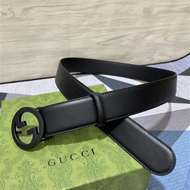 GUCCI  2024新款時尚皮帶  3.0CM