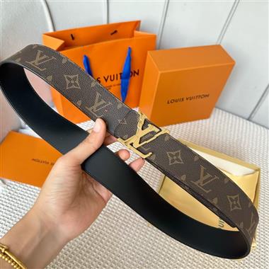 LOUIS VUITTON   2024新款時尚皮帶  4.0CM