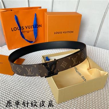 LOUIS VUITTON   2024新款時尚皮帶  4.0CM