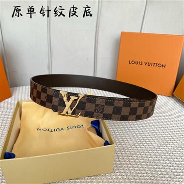 LOUIS VUITTON   2024新款時尚皮帶  4.0CM