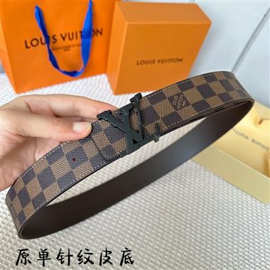 LOUIS VUITTON   2024新款時尚皮帶  4.0CM