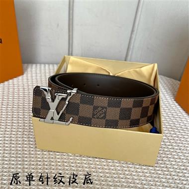 LOUIS VUITTON   2024新款時尚皮帶  4.0CM