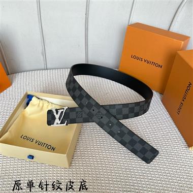 LOUIS VUITTON   2024新款時尚皮帶  4.0CM