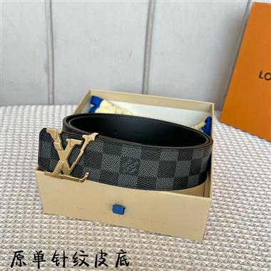 LOUIS VUITTON   2024新款時尚皮帶  4.0CM