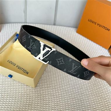 LOUIS VUITTON   2024新款時尚皮帶  4.0CM