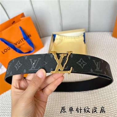 LOUIS VUITTON   2024新款時尚皮帶  4.0CM