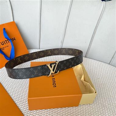 LOUIS VUITTON   2024新款時尚皮帶  4.0CM