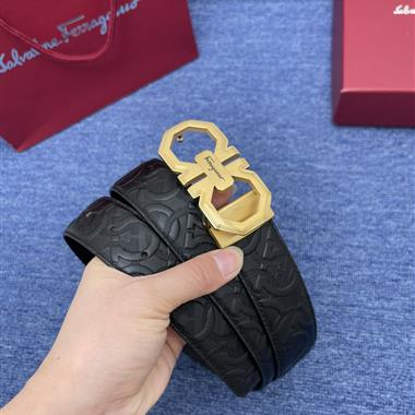 Ferragamo   2024新款時尚皮帶  4.0CM