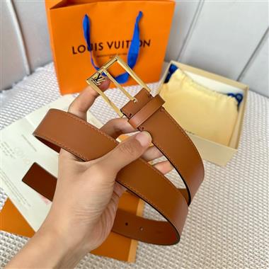 LOUIS VUITTON   2024新款時尚皮帶  3.5CM