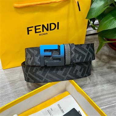 FENDI   2024新款時尚皮帶  4.0CM