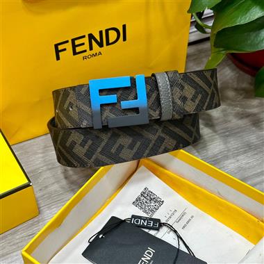 FENDI   2024新款時尚皮帶  4.0CM