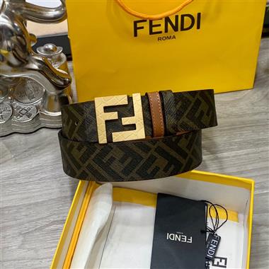 FENDI   2024新款時尚皮帶  4.0CM