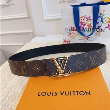 LOUIS VUITTON   2024新款時尚皮帶  4.0CM