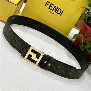 FENDI  2024新款時尚皮帶  4.0CM