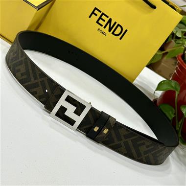 FENDI  2024新款時尚皮帶  4.0CM