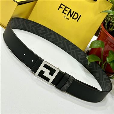 FENDI  2024新款時尚皮帶  4.0CM