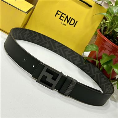 FENDI  2024新款時尚皮帶  4.0CM