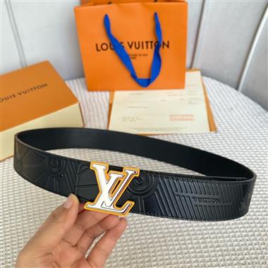 LOUIS VUITTON   2024新款時尚皮帶  4.0CM