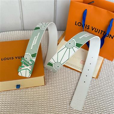 LOUIS VUITTON   2024新款時尚皮帶  4.0CM