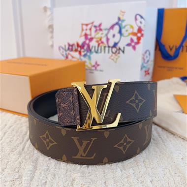 LOUIS VUITTON   2024新款時尚皮帶  4.0CM