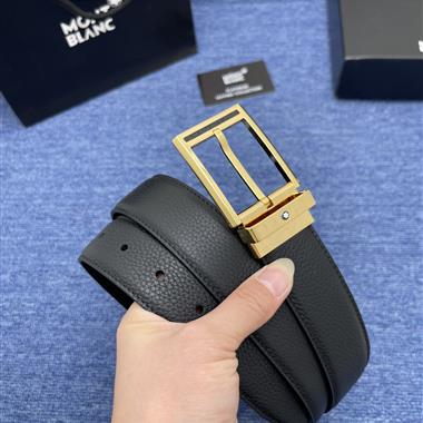 Montblanc  2024新款時尚皮帶 3.5CM