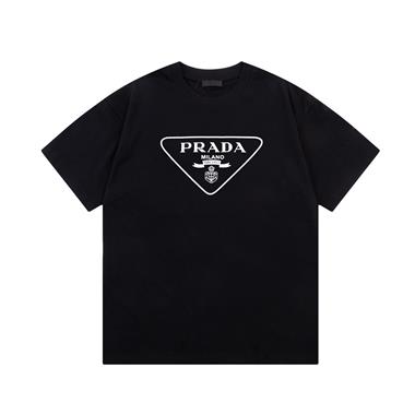 PRADA  2024夏季新款短袖T恤 歐版尺寸偏大