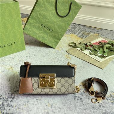 GUCCI  2024新款女生時尚休閒包 尺寸：22*11.5*7.5CM