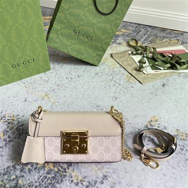 GUCCI  2024新款女生時尚休閒包 尺寸：22*11.5*7.5CM