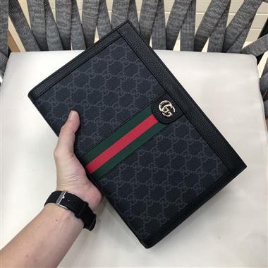 GUCCI   2024新款男生時尚休閒包 尺寸：27-18-5CM