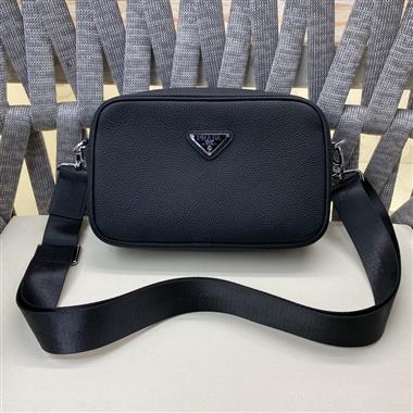 PRADA   2024新款男生時尚休閒包 尺寸:26-16-6.5CM