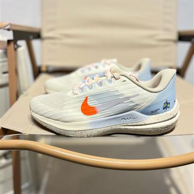 Nike Air Winflo 9 代低幫賈卡面料輕盈透氣休閑運動跑步鞋