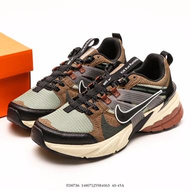 NIKE V2K RUN跑步鞋復古風潮 網面透氣運動鞋