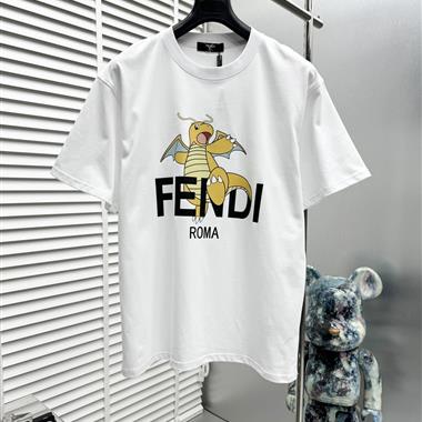 FENDI   2024夏季新款短袖T恤