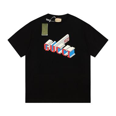 GUCCI   2024夏季新款短袖T恤 歐版尺寸偏大