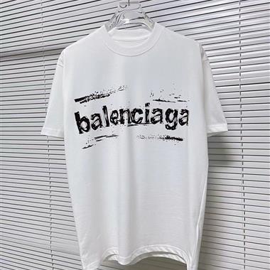 Balenciaga   2024夏季新款短袖T恤 男女同款