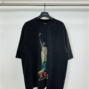 Balenciaga  2024夏季新款短袖T恤 歐版尺寸偏大