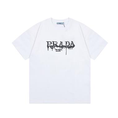 PRADA   2024夏季新款短袖T恤 歐版尺寸偏大