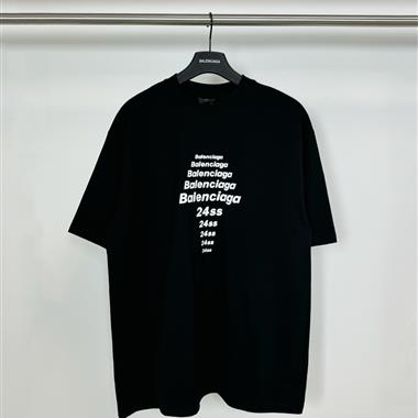 Balenciaga  2024夏季新款短袖T恤 歐版尺寸偏大